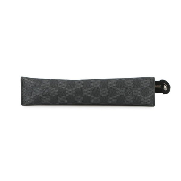 ルイヴィトン クラッチバッグ ダミエ・グラフィット ポシェット･ヴォワヤージュMM N41696 LOUIS VUITTON 黒 ブラック