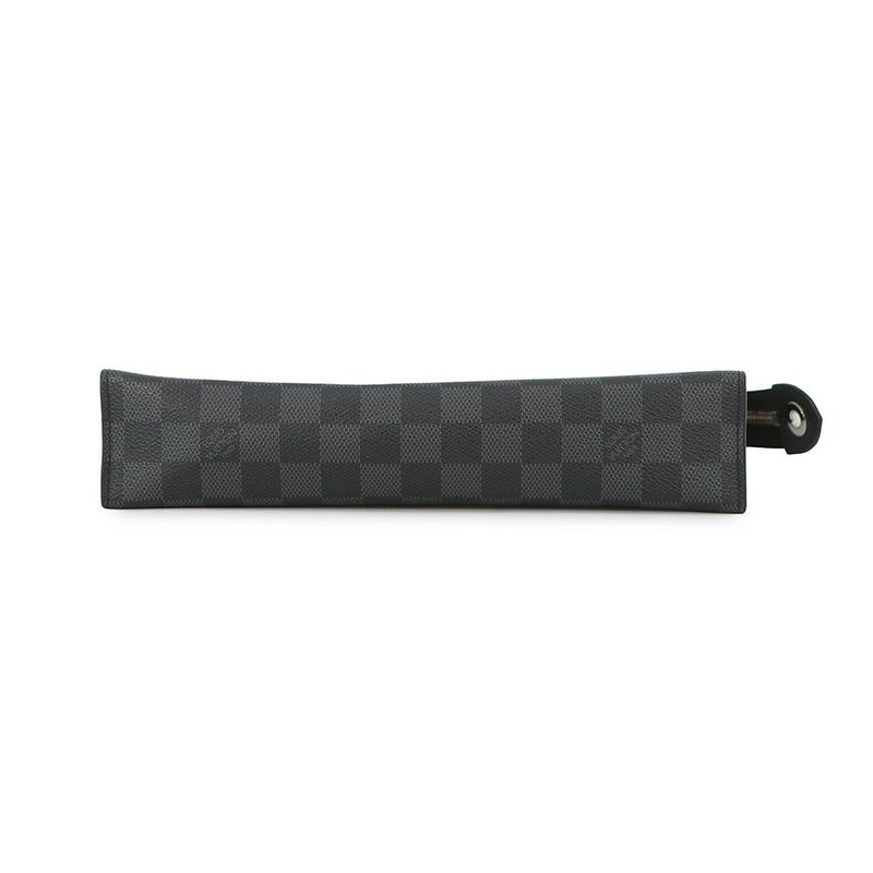 ルイヴィトン クラッチバッグ ダミエ・グラフィット ポシェット･ヴォワヤージュMM N41696 LOUIS VUITTON 黒 ブラック