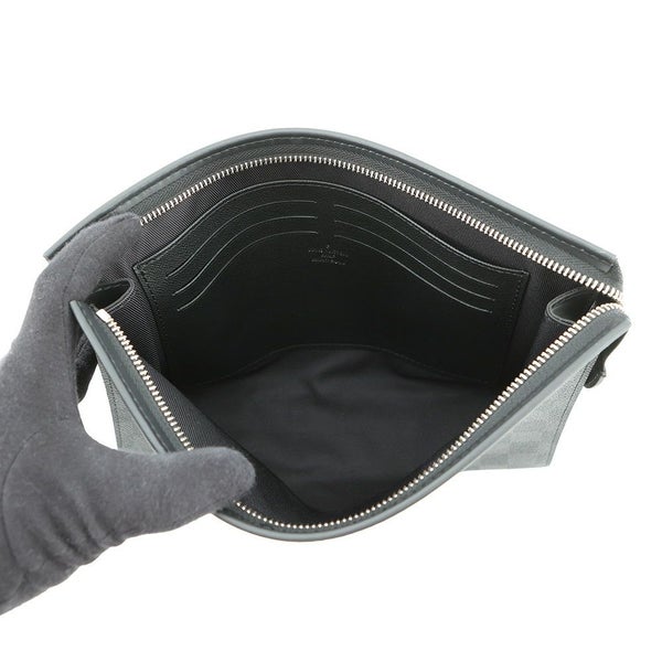 ルイヴィトン クラッチバッグ ダミエ・グラフィット ポシェット･ヴォワヤージュMM N41696 LOUIS VUITTON 黒 ブラック