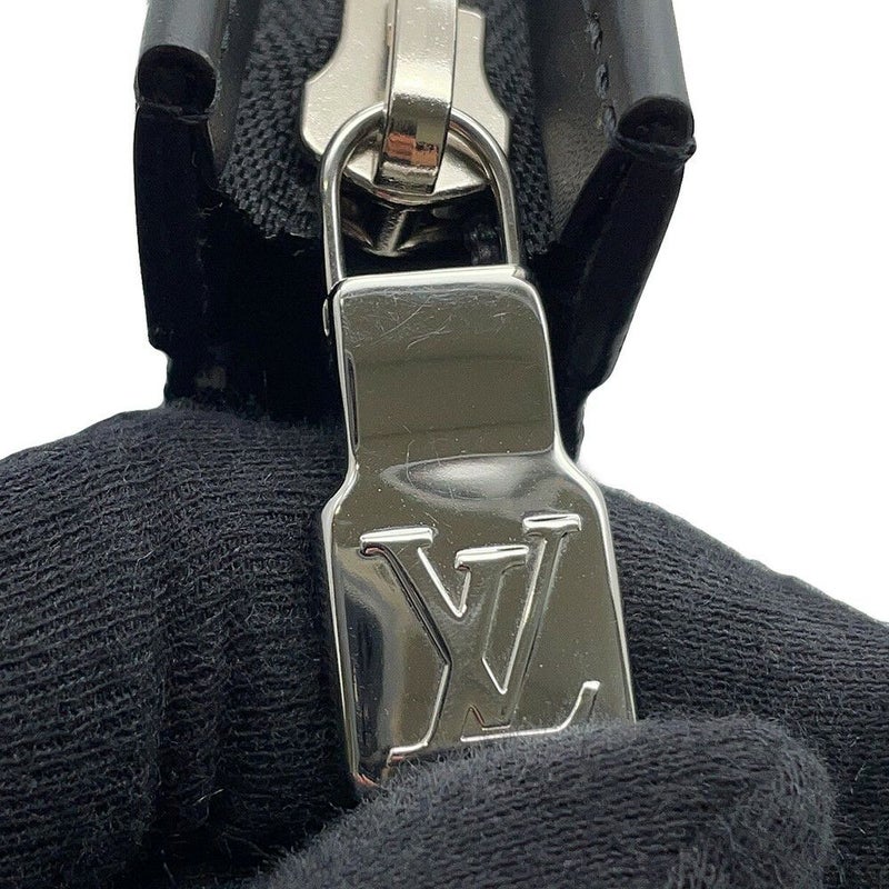 ルイヴィトン クラッチバッグ ダミエ・グラフィット ポシェット･ヴォワヤージュMM N41696 LOUIS VUITTON 黒 ブラック