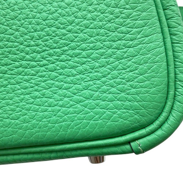 エルメス リンディ ミニ ヴェールコミック/シルバー金具 トリヨンクレマンス B刻印 ２wayショルダー