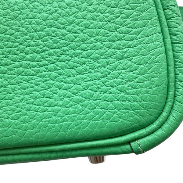 エルメス リンディ ミニ ヴェールコミック/シルバー金具 トリヨンクレマンス B刻印 ２wayショルダー