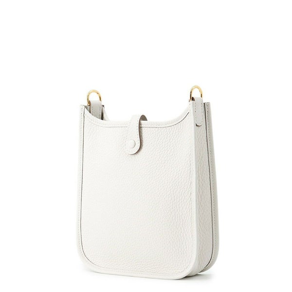 エルメス エブリンTPM 111cm アマゾン グリスペール/ゴールド金具 トリヨンクレマンス W刻印 白