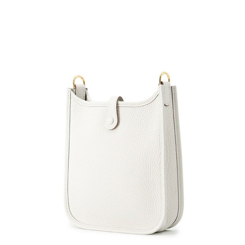 エルメス エブリンTPM 111cm アマゾン グリスペール/ゴールド金具 トリヨンクレマンス W刻印 白