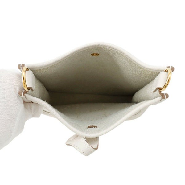 エルメス エブリンTPM 111cm アマゾン グリスペール/ゴールド金具 トリヨンクレマンス W刻印 白