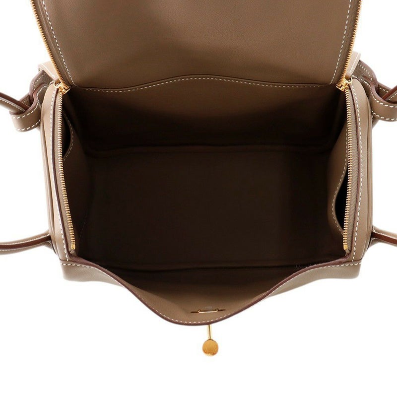 エルメス リンディ26 エトゥープ/ゴールド金具 スイフト K刻印 ２wayショルダー