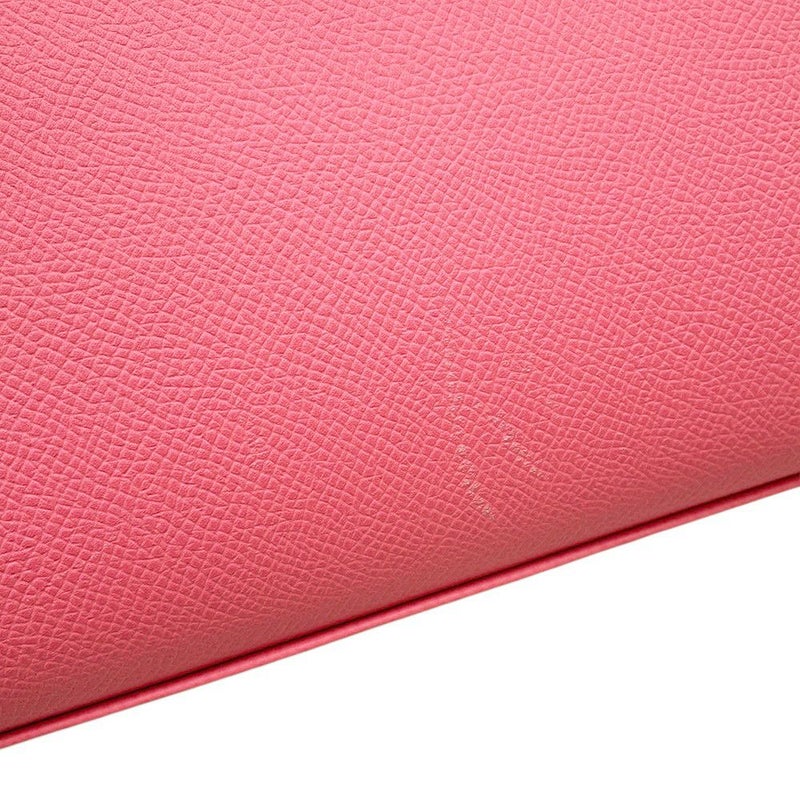 エルメス ハンドバッグ ケリー28 外縫い ローズアザレ/シルバー金具 エプソン D刻印 ２wayショルダー