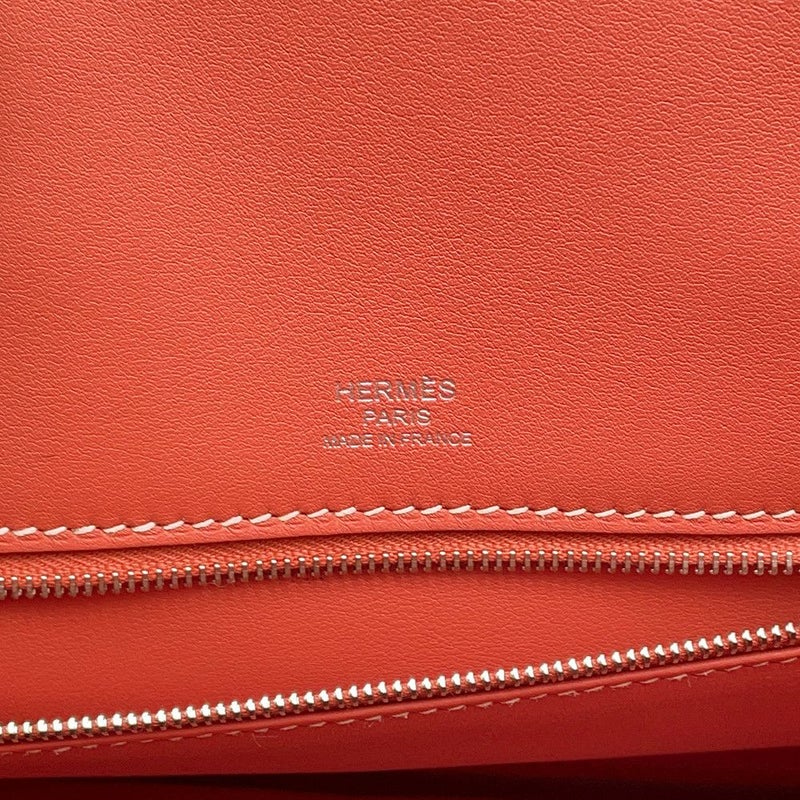 エルメス バーキン25 シャドウ サンギーヌ/シルバー金具 スイフト U刻印 HERMES Birkin ハンドバッグ