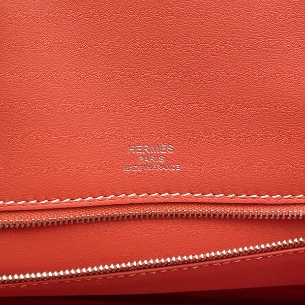 エルメス バーキン25 シャドウ サンギーヌ/シルバー金具 スイフト U刻印 HERMES Birkin ハンドバッグ