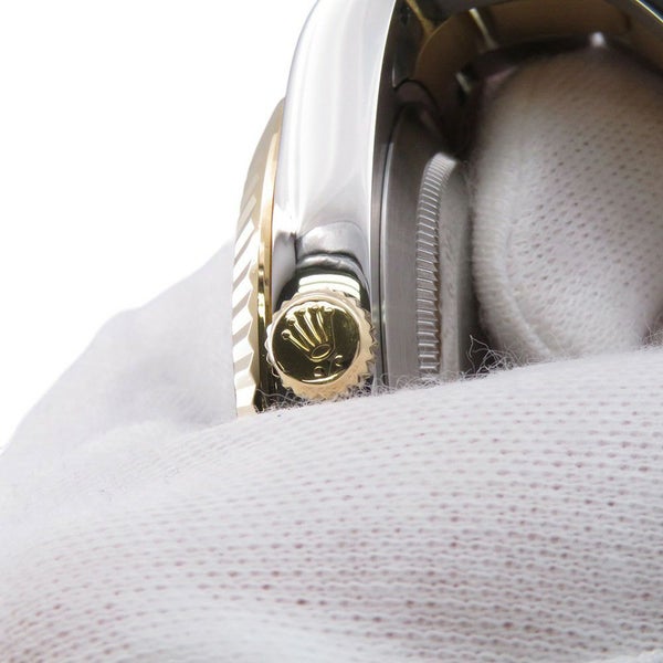 ロレックス デイトジャスト II ランダムシリアル ルーレット SS/K18YG 116333 ROLEX 腕時計 黒文字盤