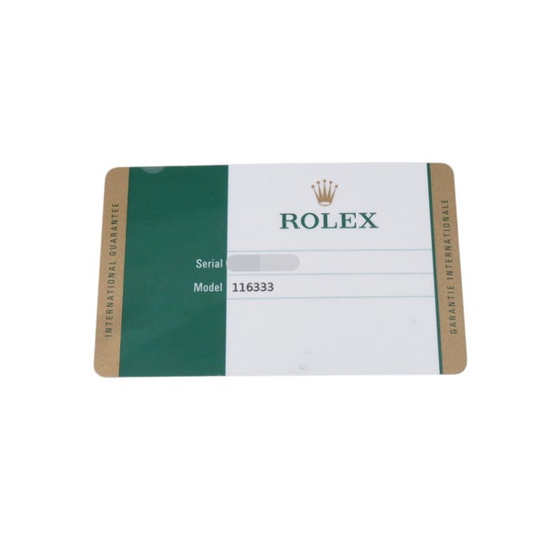 ロレックス デイトジャスト II ランダムシリアル ルーレット SS/K18YG 116333 ROLEX 腕時計 黒文字盤