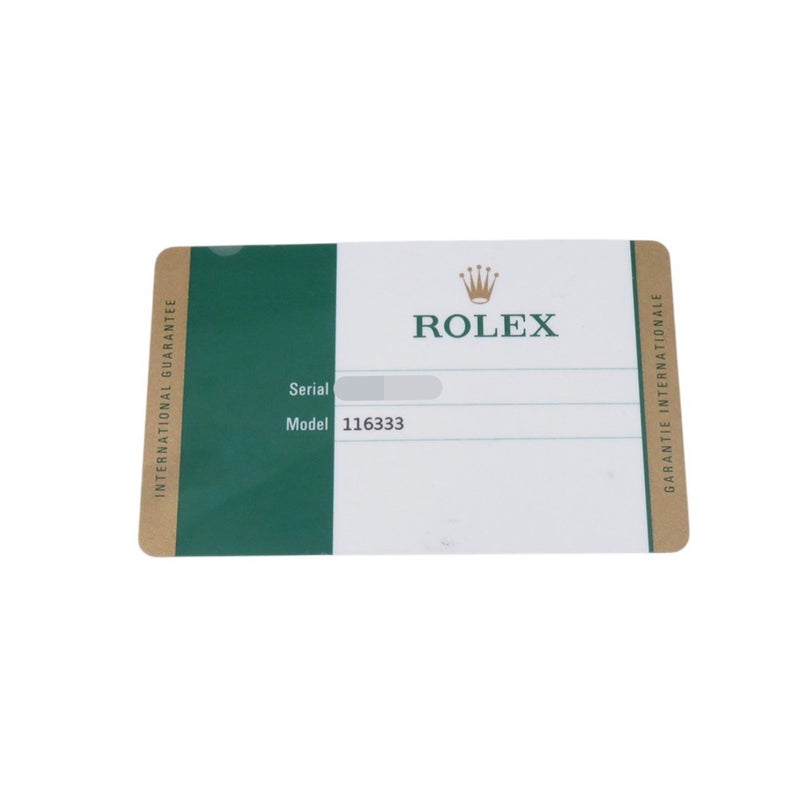 ロレックス デイトジャスト II ランダムシリアル ルーレット SS/K18YG 116333 ROLEX 腕時計 黒文字盤