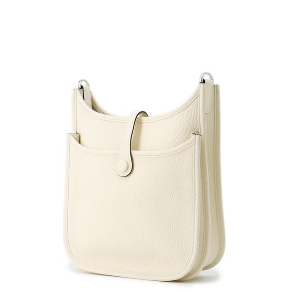 エルメス ショルダーバッグ エブリン3 23  クレーム/シルバー金具 トリヨンクレマンス K刻印 クリーム