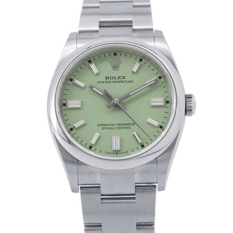 ロレックス オイスターパーペチュアル36 ランダムシリアル ルーレット 126000 ROLEX 腕時計 ピスタチオ文字盤
