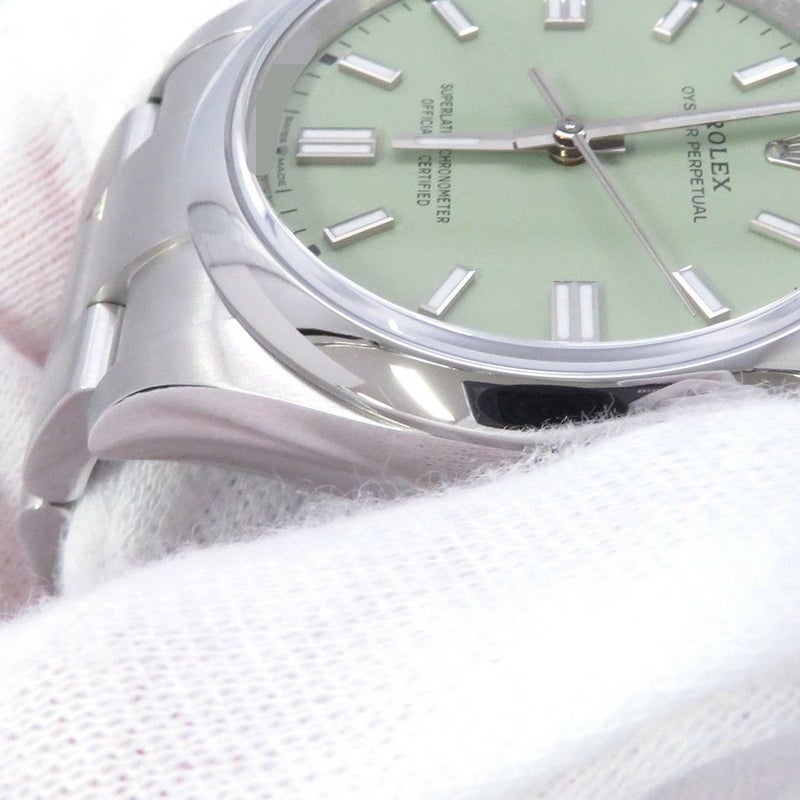 ロレックス オイスターパーペチュアル36 ランダムシリアル ルーレット 126000 ROLEX 腕時計 ピスタチオ文字盤