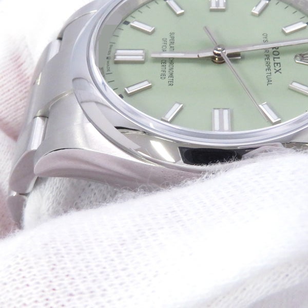 ロレックス オイスターパーペチュアル36 ランダムシリアル ルーレット 126000 ROLEX 腕時計 ピスタチオ文字盤