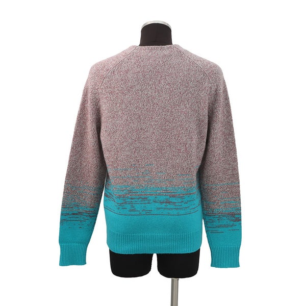 エルメス カーディガン グラデーション ジャカード カシミヤ メンズサイズS HERMES