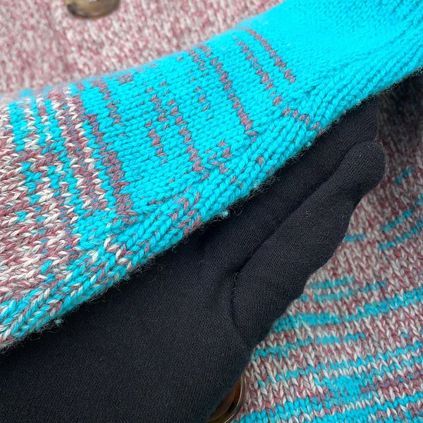 エルメス カーディガン グラデーション ジャカード カシミヤ メンズサイズS HERMES