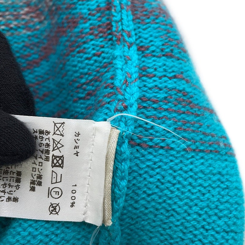 エルメス カーディガン グラデーション ジャカード カシミヤ メンズサイズS HERMES