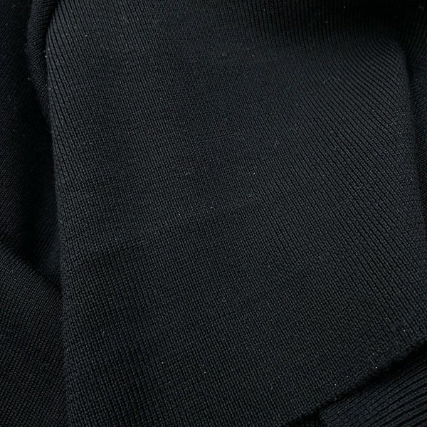 エルメス ニット タートルネック セーター Soie decadree ウール メンズサイズL HERMES 黒 トップス