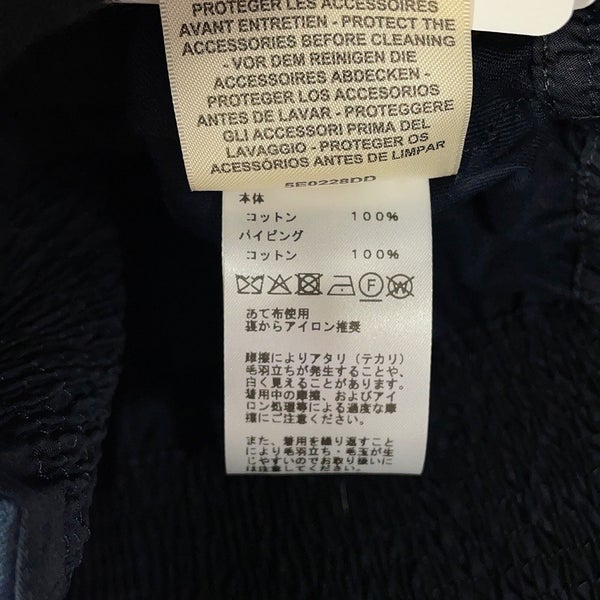 エルメス ジャケット Veste taille brodee a smocks シャツ ジャケット コットン レディースサイズ34 HERMES