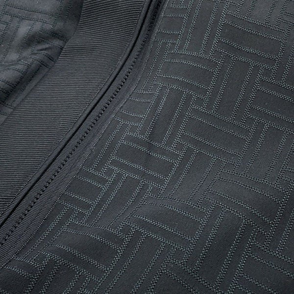 エルメス カーディガン ロングカーディガン シルク レディースサイズ34 HERMES 黒