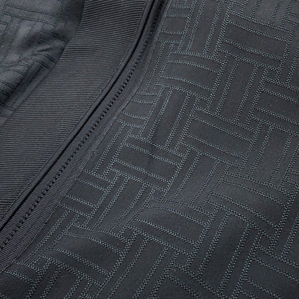 エルメス カーディガン ロングカーディガン シルク レディースサイズ34 HERMES 黒