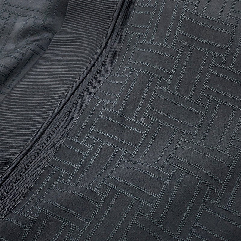 エルメス カーディガン ロングカーディガン シルク レディースサイズ34 HERMES 黒
