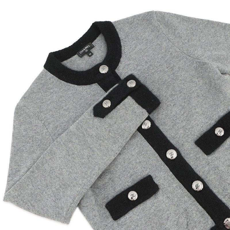 シャネル カーディガン ココボタン カシミヤ レディースサイズ36 P71355 CHANEL トップス