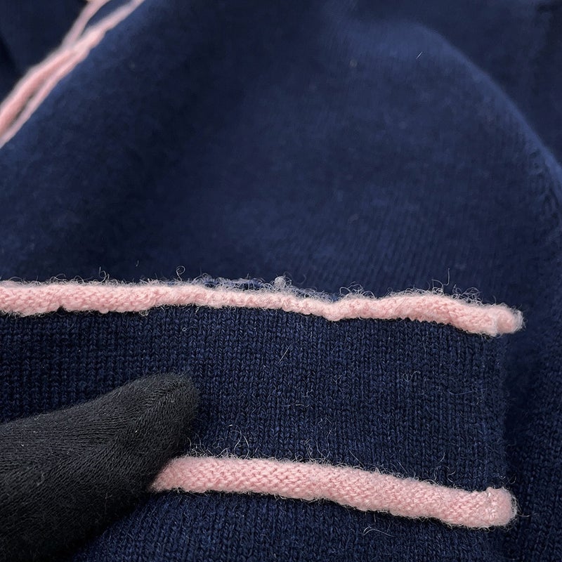 シャネル カーディガン No5ボタン ノーカラーカーディガン カシミヤ レディースサイズ36 P70793 CHANEL トップス