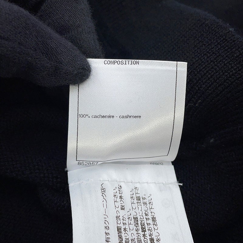 シャネル カーディガン アイコンボタン カシミヤ レディースサイズ36 P73483 CHANEL 黒 トップス