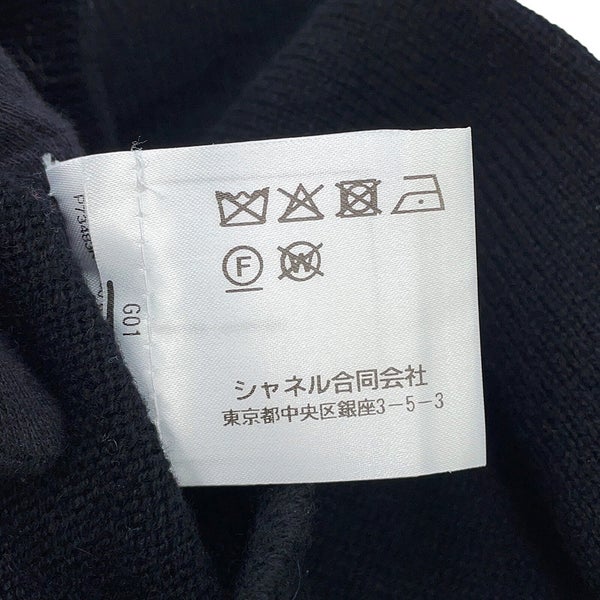 シャネル カーディガン アイコンボタン カシミヤ レディースサイズ36 P73483 CHANEL 黒 トップス