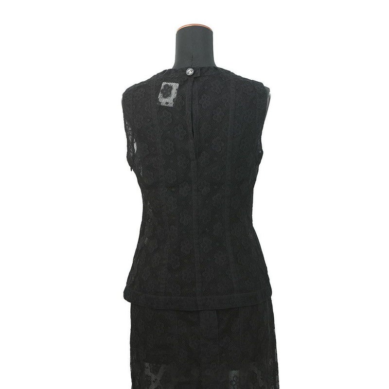 シャネル セットアップ レース アンサンブル レディースサイズ34/36/36 P75162/P75235/P75163 CHANEL 黒