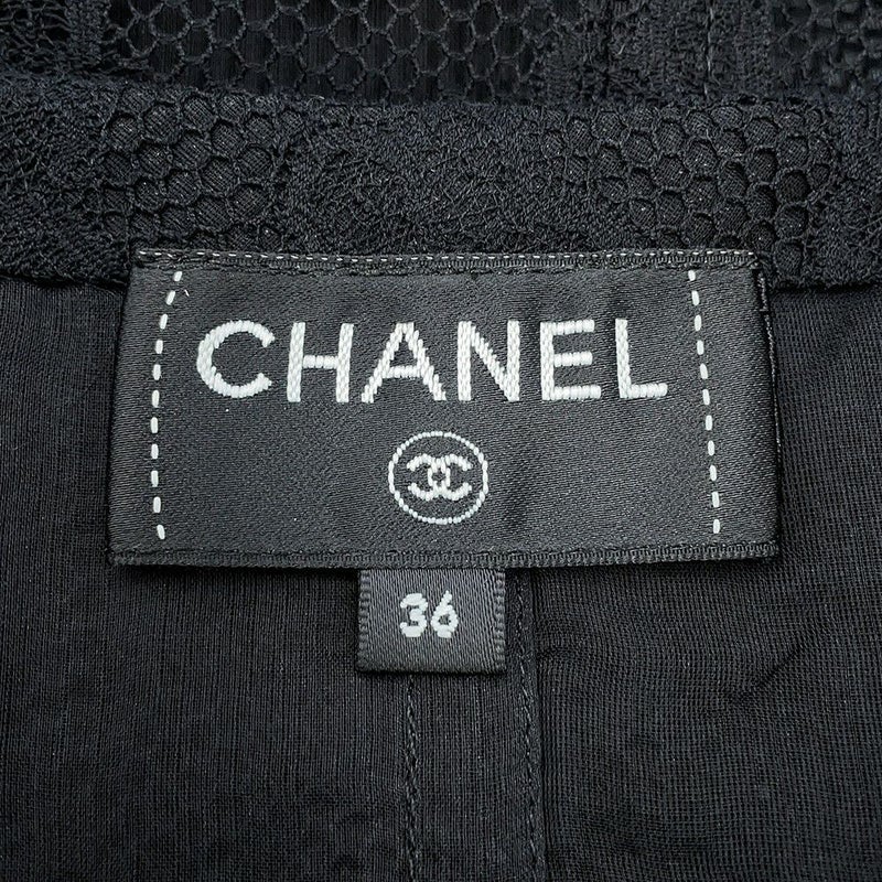 シャネル セットアップ レース アンサンブル レディースサイズ34/36/36 P75162/P75235/P75163 CHANEL 黒