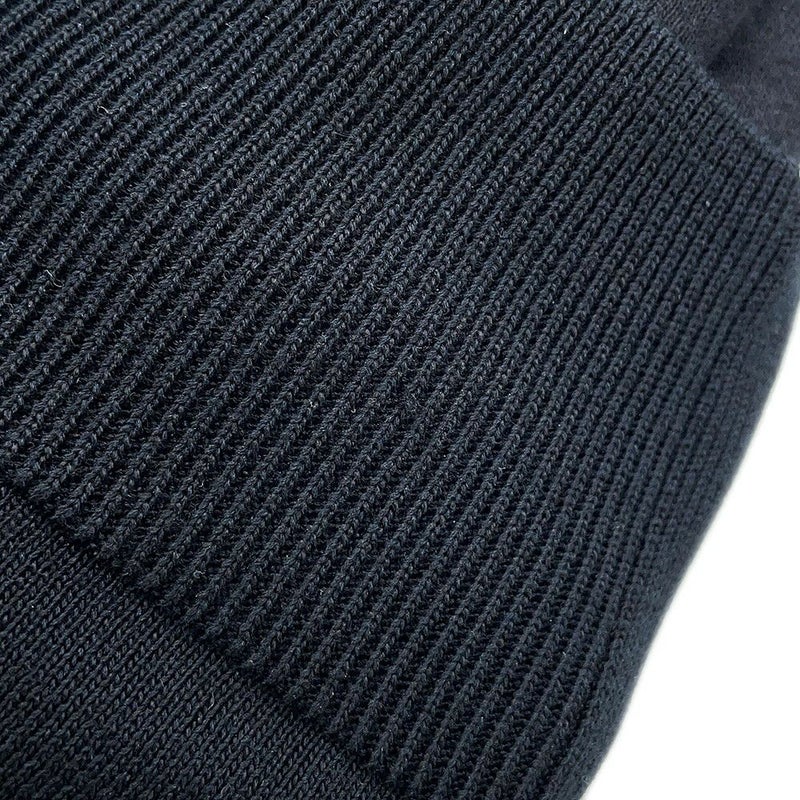 エルメス カーディガン Hリフト シルク コットン レディースサイズ36 HERMES 黒