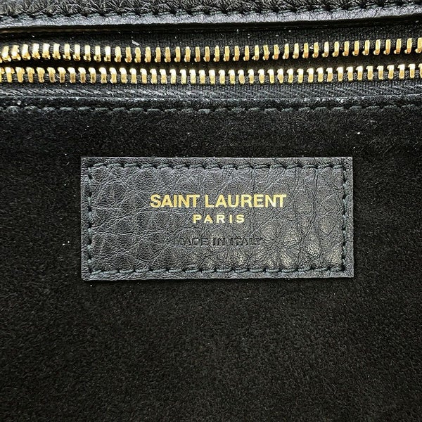 サンローランパリ トートバッグ LE 5 A 7 BEA ル・サンカセット ベア 763435 SAINT LAURENT PARIS 黒