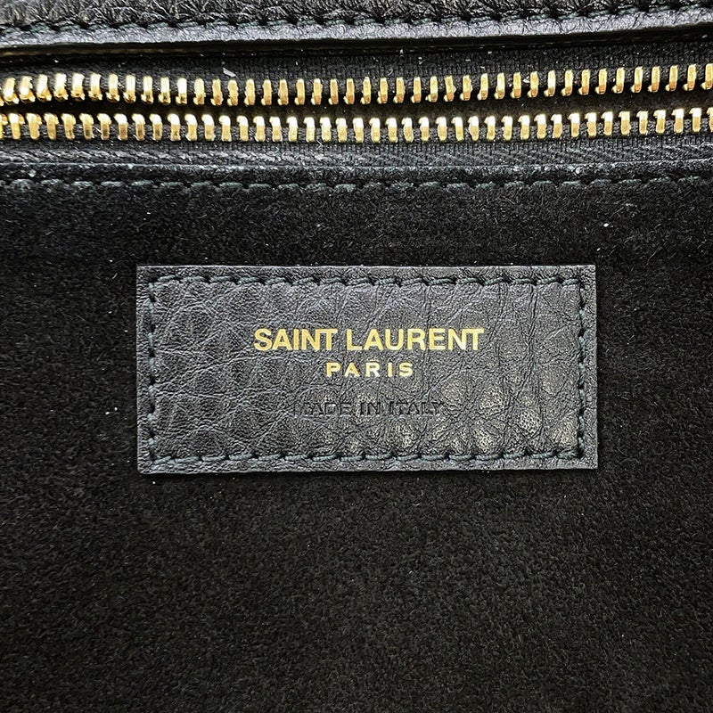 サンローランパリ トートバッグ LE 5 A 7 BEA ル・サンカセット ベア 763435 SAINT LAURENT PARIS 黒