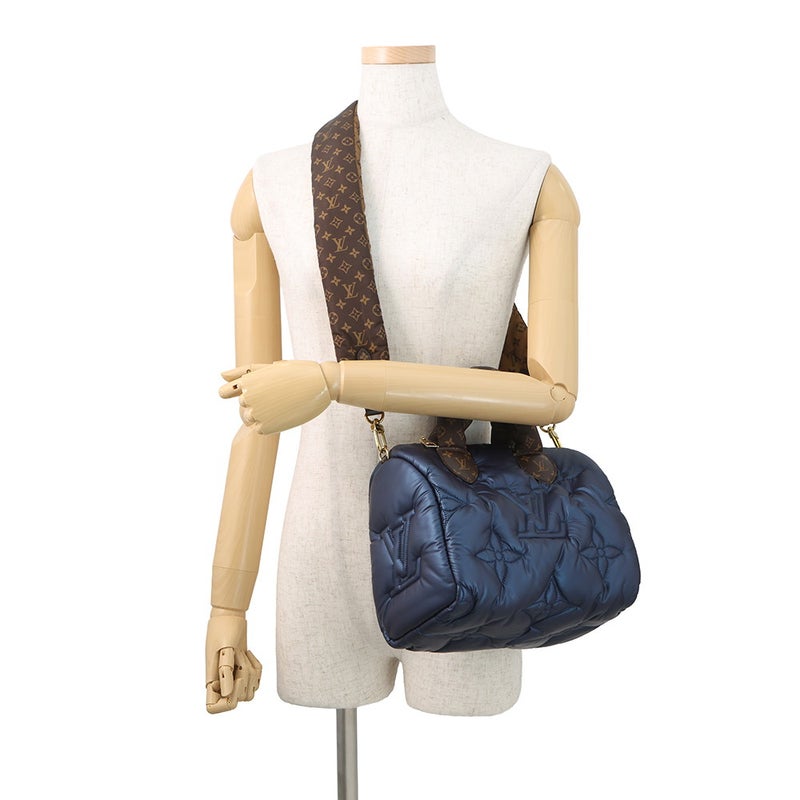 ルイヴィトン ハンドバッグ リサイクルメタリックナイロン/モノグラム スピーディ・バンドリエール 25 M21061 バッグ 2way ショルダー