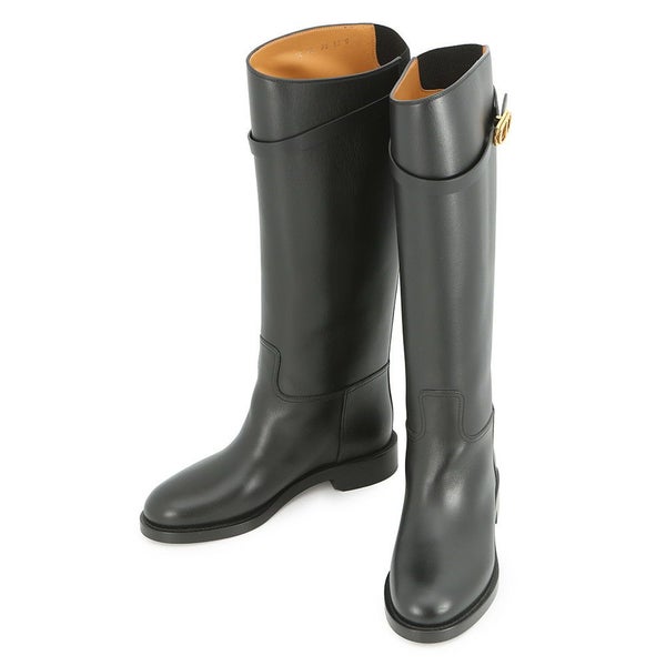 クリスチャン・ディオール ロングブーツ EMPREINTE アンプラント レディースサイズ37 KCI828VEA Christian Dior 靴 黒