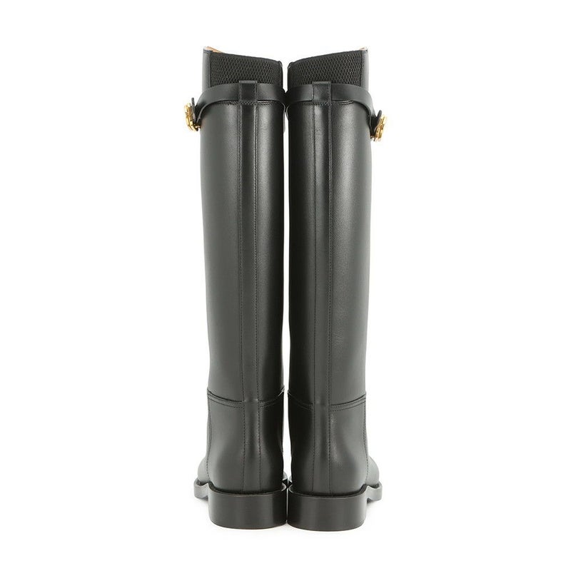 クリスチャン・ディオール ロングブーツ EMPREINTE アンプラント レディースサイズ37 KCI828VEA Christian Dior 靴 黒