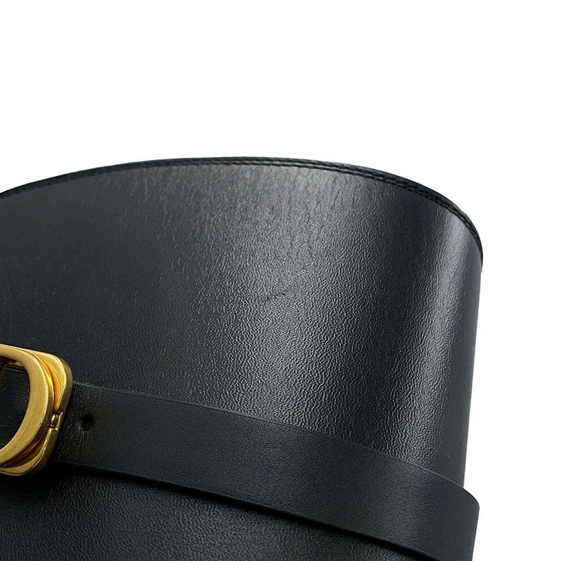 クリスチャン・ディオール ロングブーツ EMPREINTE アンプラント レディースサイズ37 KCI828VEA Christian Dior 靴 黒