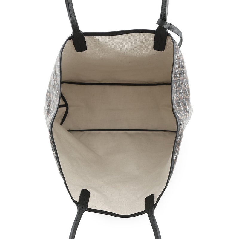 ゴヤール トートバッグ サンルイPM PVC/レザー STLCROPMLTY01CL01P GOYARD ポーチ付き 黒