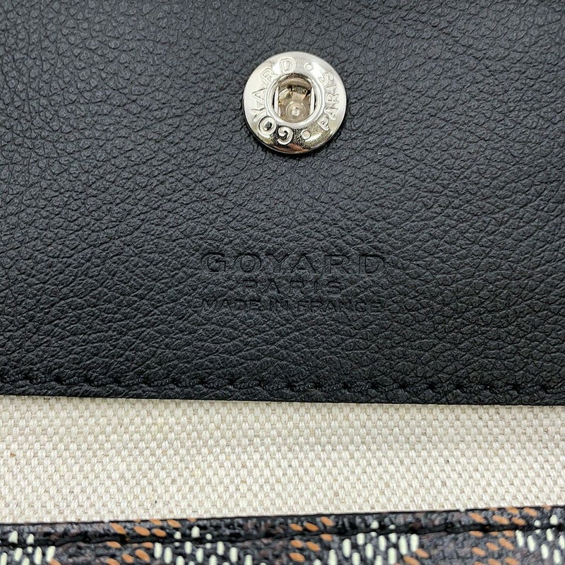 ゴヤール トートバッグ サンルイPM PVC/レザー STLCROPMLTY01CL01P GOYARD ポーチ付き 黒