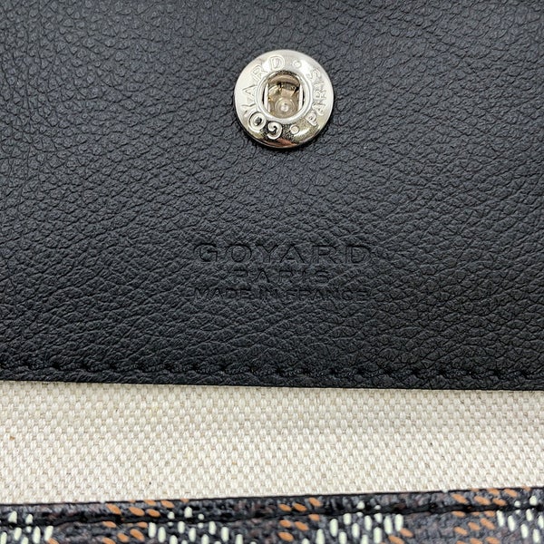 ゴヤール トートバッグ サンルイPM PVC/レザー STLCROPMLTY01CL01P GOYARD ポーチ付き 黒
