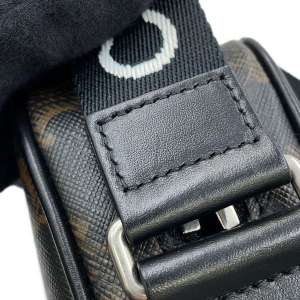 セリーヌ ショルダーバッグ トリオンフ ホリゾンタル ミディアム メッセンジャーバッグ PVC/レザー 197202 CELINE 黒