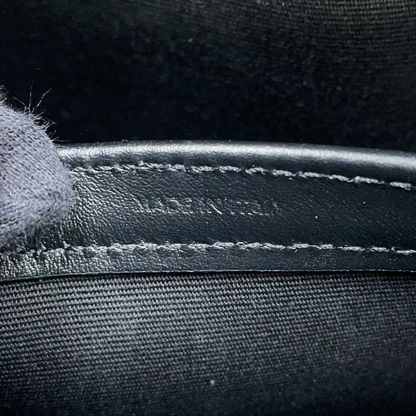 セリーヌ ショルダーバッグ トリオンフ ホリゾンタル ミディアム メッセンジャーバッグ PVC/レザー 197202 CELINE 黒