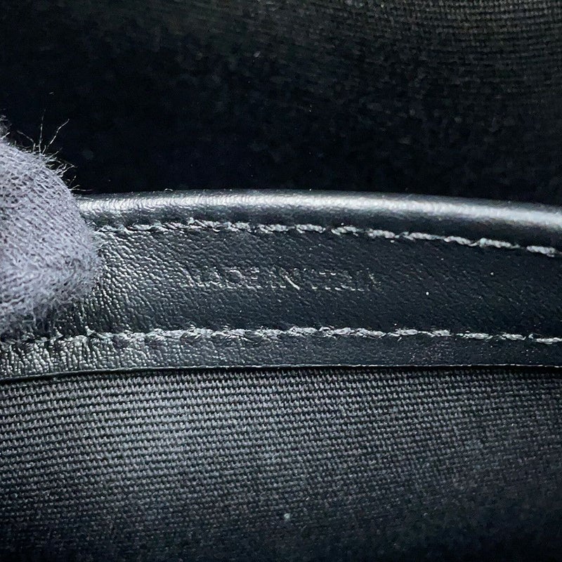 セリーヌ ショルダーバッグ トリオンフ ホリゾンタル ミディアム メッセンジャーバッグ PVC/レザー 197202 CELINE 黒