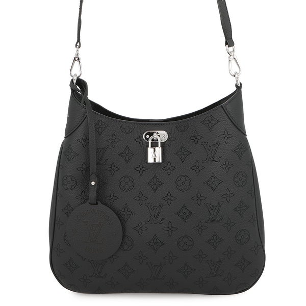 ルイヴィトン ショルダーバッグ モノグラム・マヒナ オール アラウンド MM M14618 ヴィトン バッグ 2way ブラック 黒