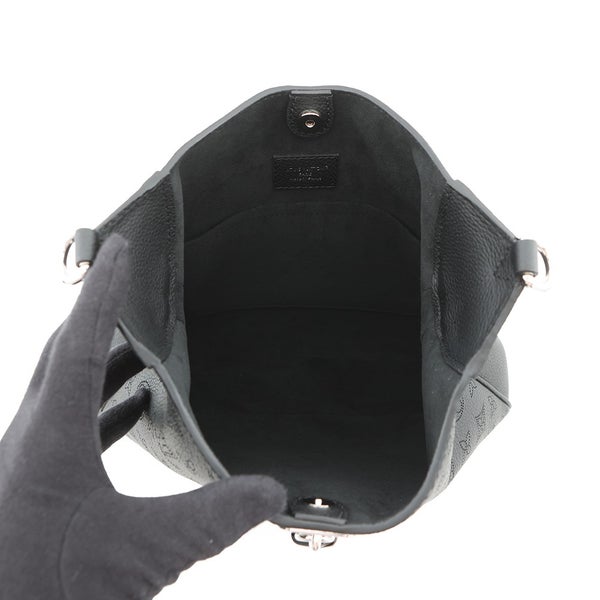 ルイヴィトン ショルダーバッグ モノグラム・マヒナ オール アラウンド MM M14618 ヴィトン バッグ 2way ブラック 黒