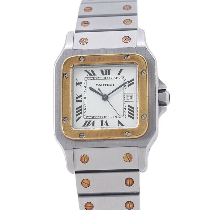 カルティエ サントスガルベ LM Cartier 腕時計 白文字盤